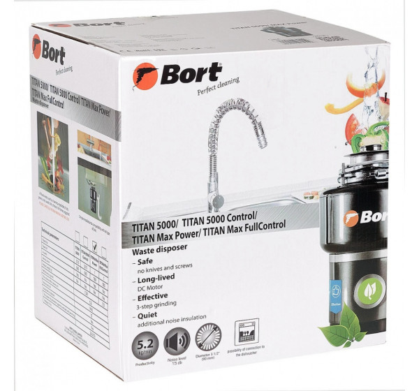 Измельчитель пищевых отходов Bort TITAN MAX Power (91275790) #7